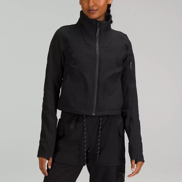Lululemon Athletica Black Water-Repellant Hiking Athletic Jacket - Picture 1 of 12